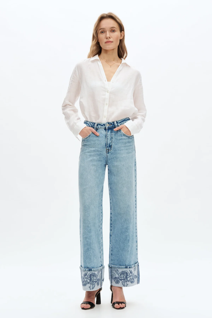 Flora High Rise Wide Leg