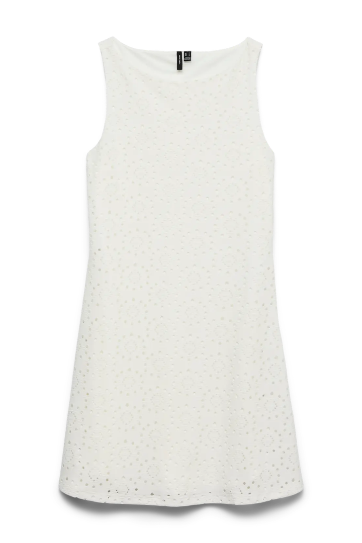 Tassa Boat Neck Jersey Dress | White