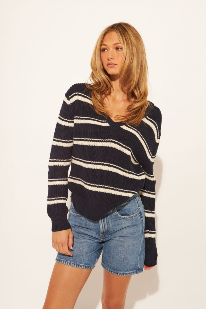 Monaco Stripe Pullover