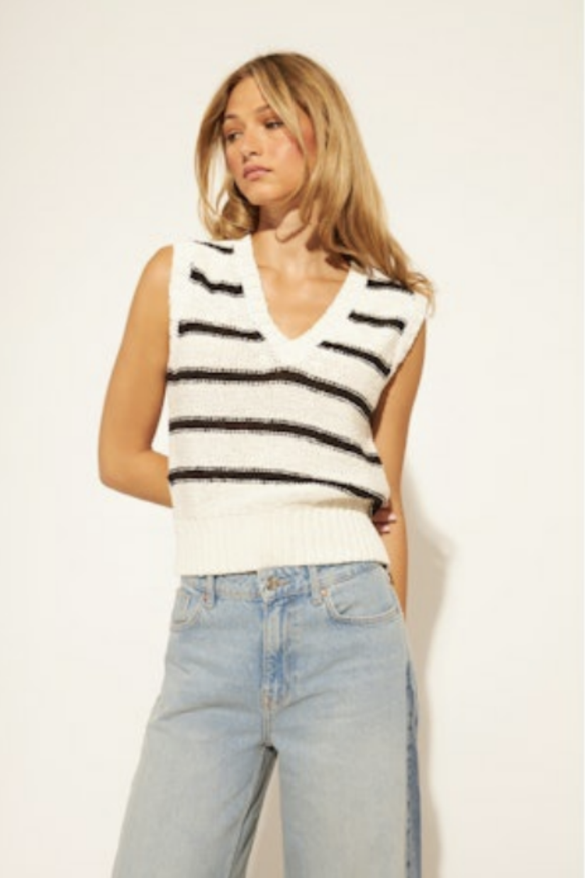 Sailboat Stripe Vest