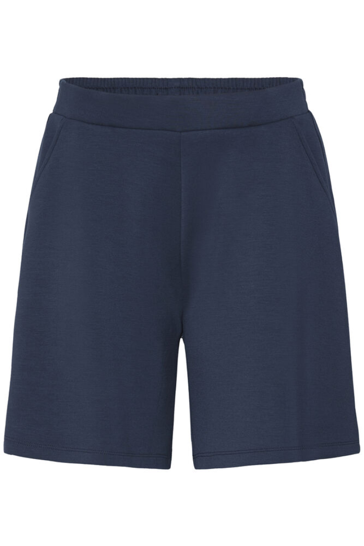 Aurora Soft Knit Scuba Shorts | Navy
