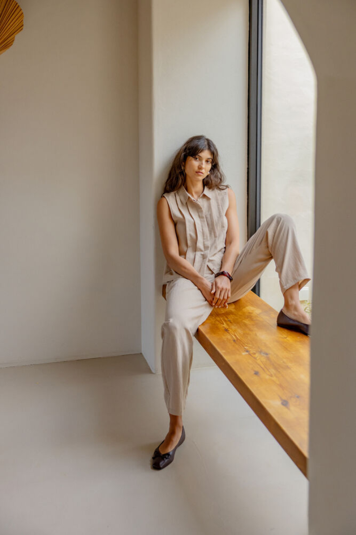 Adah Savanna Barrel Leg Trouser