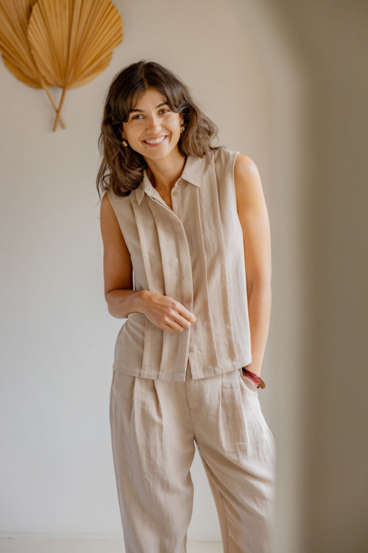 Adah Savanna Barrel Leg Trouser