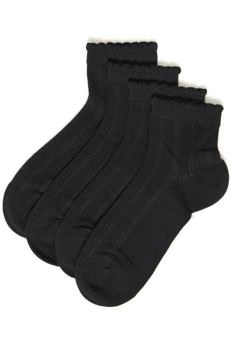 SIMI Black Socks | 2 PK