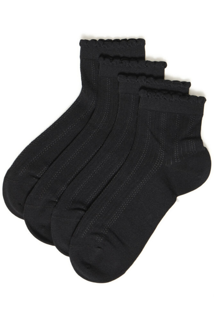 SIMI Black Socks | 2 PK