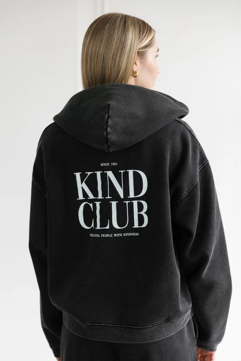 "Kind Club" Full Zip Hoodie