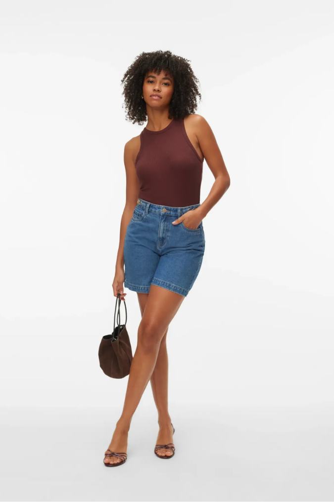 Kathy High-Rise Bermuda Shorts