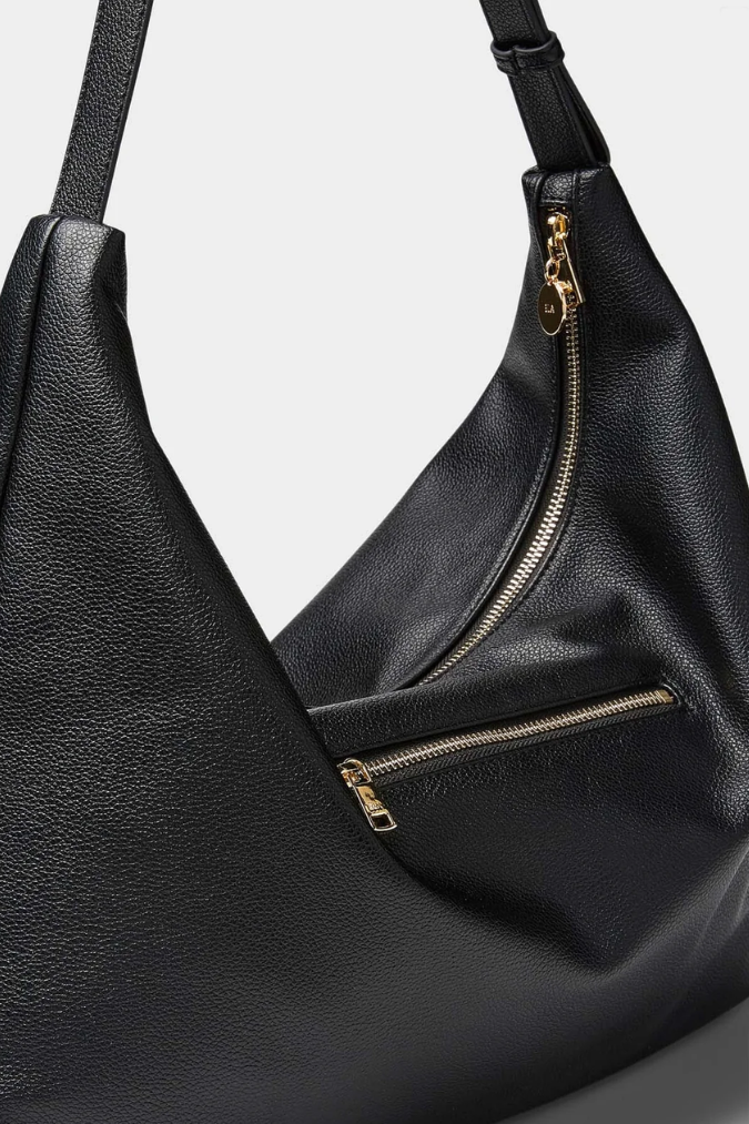 Triangle Bag | Black Pebble