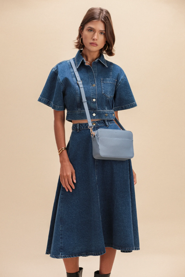 Bloom Bag | Blue Pebble