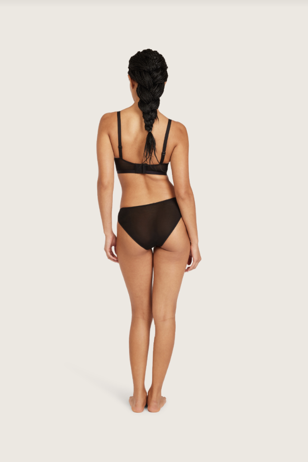 Free Mesh Crop Bralette | Black