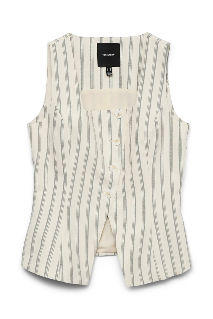 Miona Striped Waistcoat
