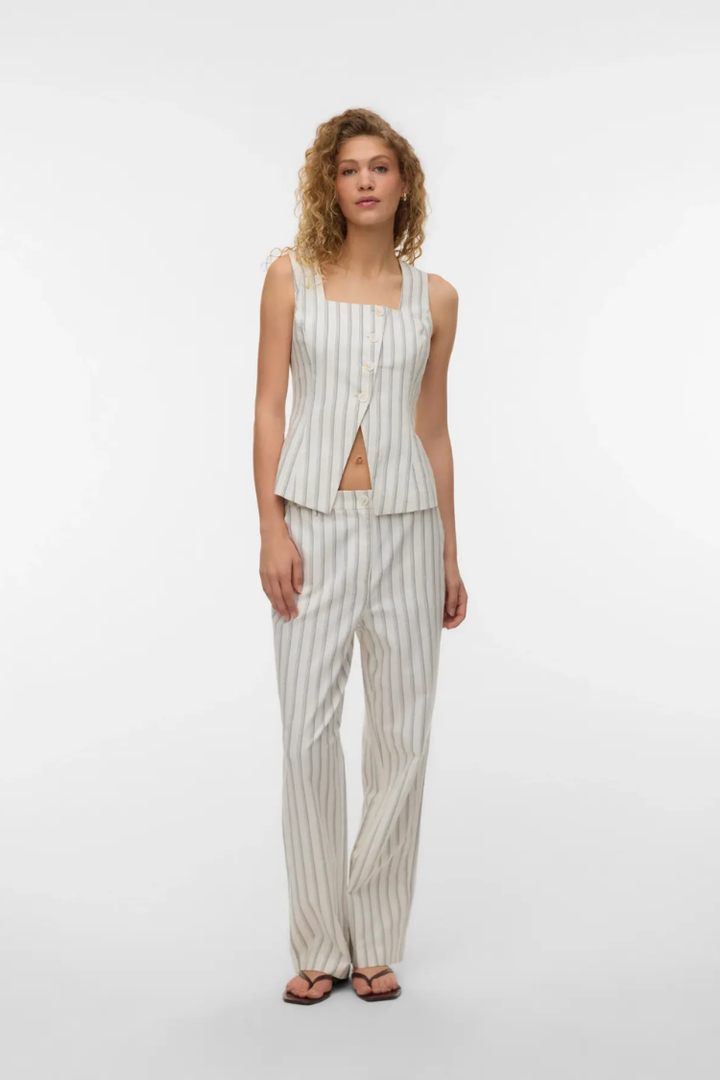 Miona Striped Waistcoat