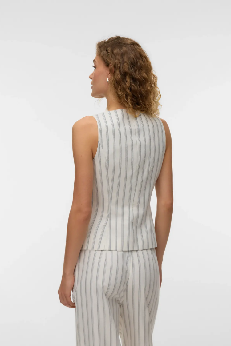 Miona Striped Waistcoat