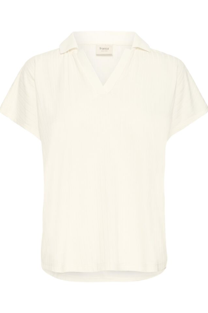 Faiza Knit Polo Tee