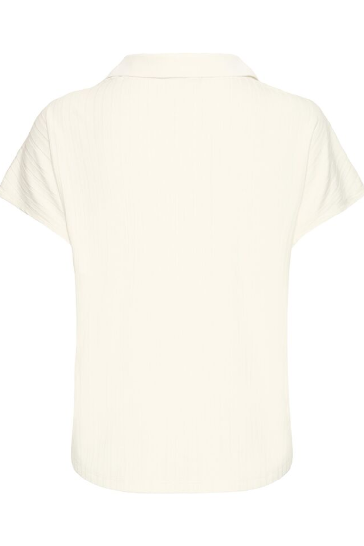 Faiza Knit Polo Tee