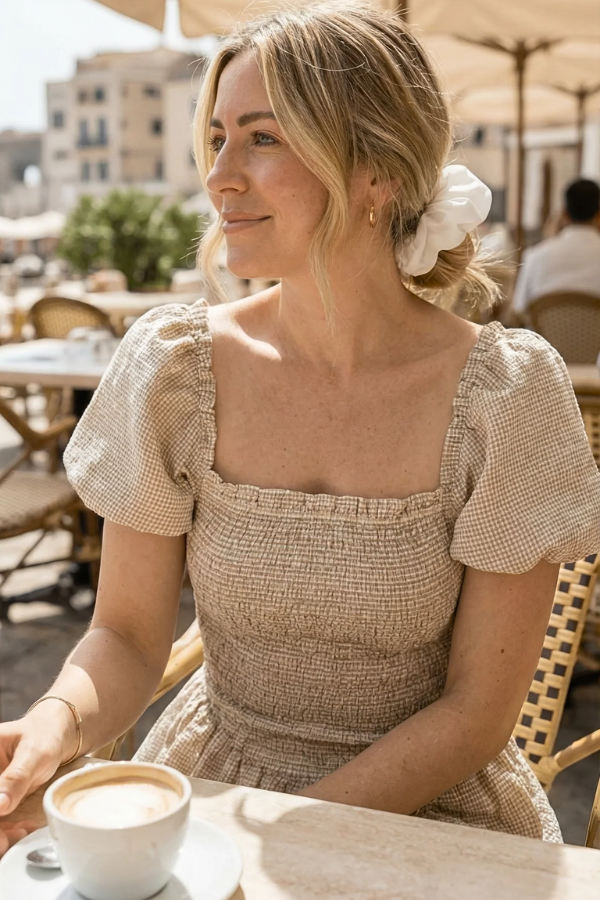 Ramona | Smocked Puff Sleeve Dress