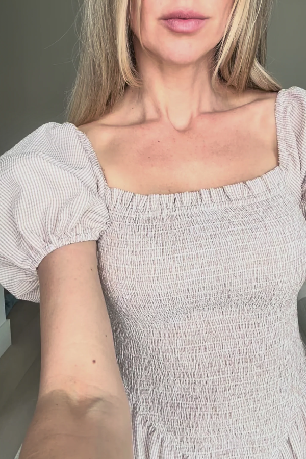 Ramona | Smocked Puff Sleeve Dress