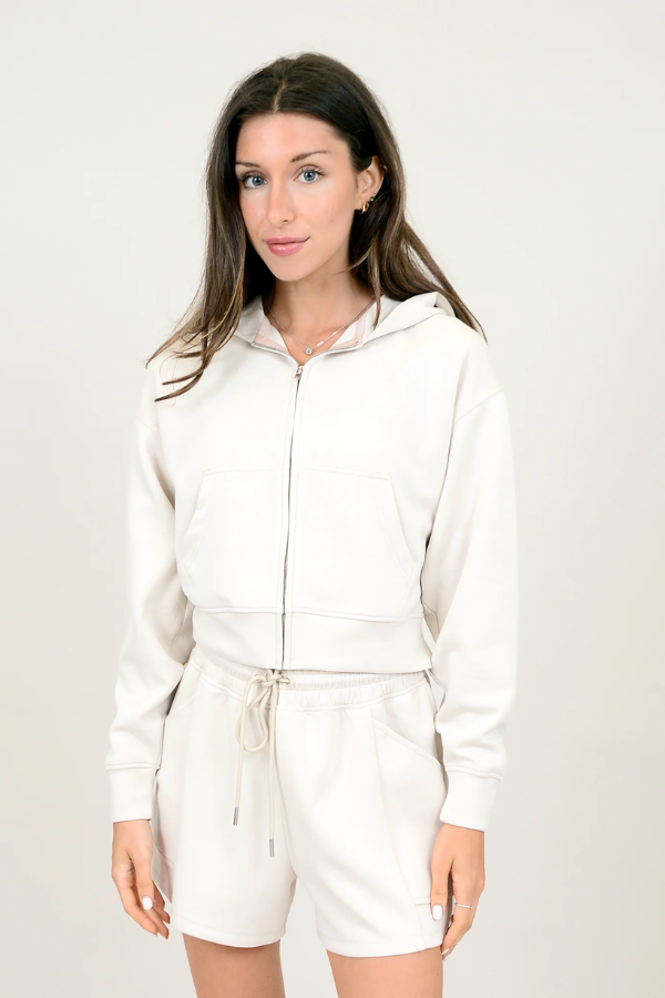 Scuba Soft Knit Senza Shorts | Stone