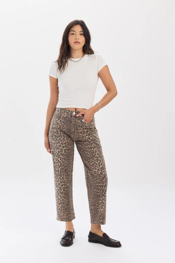Westward High Rise Barrel Leg | Cool Cat
