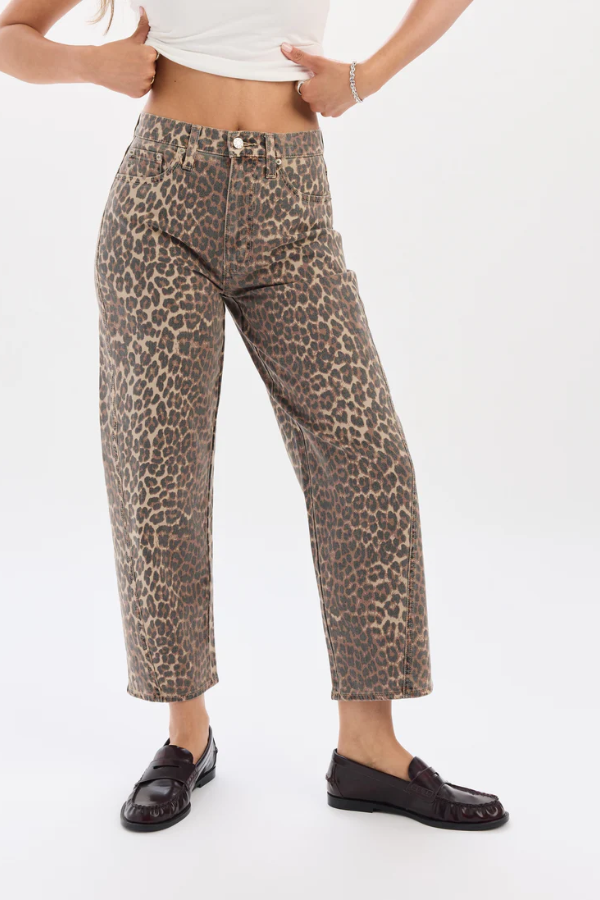 Westward High Rise Barrel Leg | Cool Cat