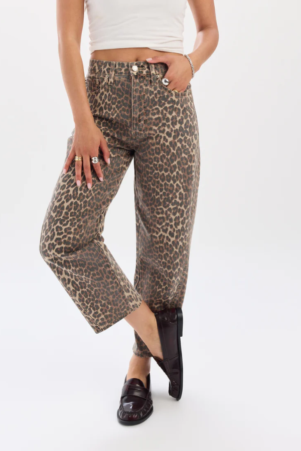 Westward High Rise Barrel Leg | Cool Cat