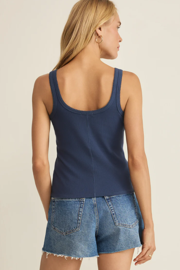 Niko Scallop Rib Tank Top