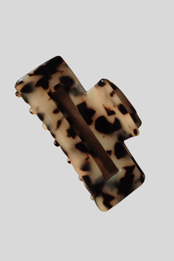 Hair Clip | Pale Torti Half Size