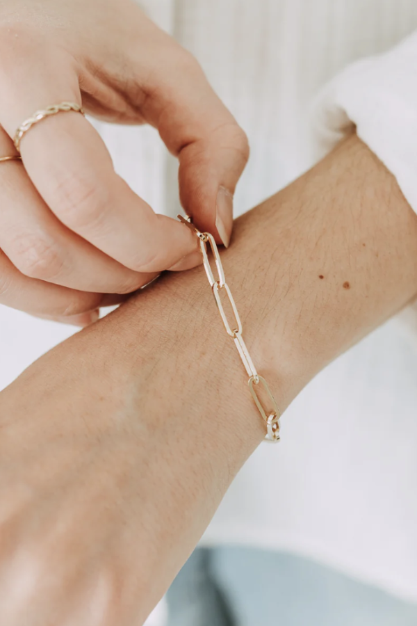 Bold Paperclip Bracelet