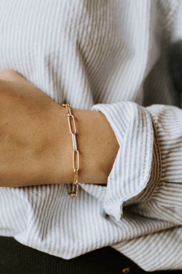 Bold Paperclip Bracelet