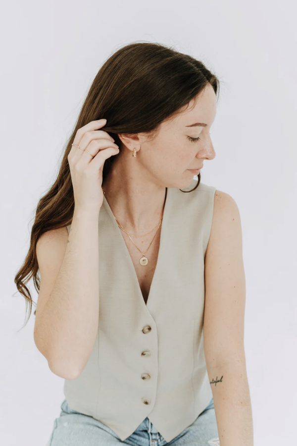 Ribbon Hoops - Gold Filled