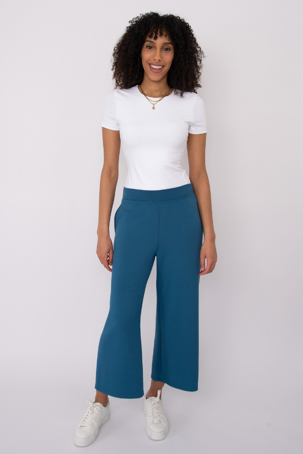 Roxi Second Skin Crewneck Tee | White