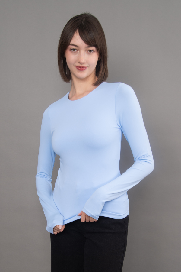 Hira Second Skin Long Sleeve | Blue Breeze