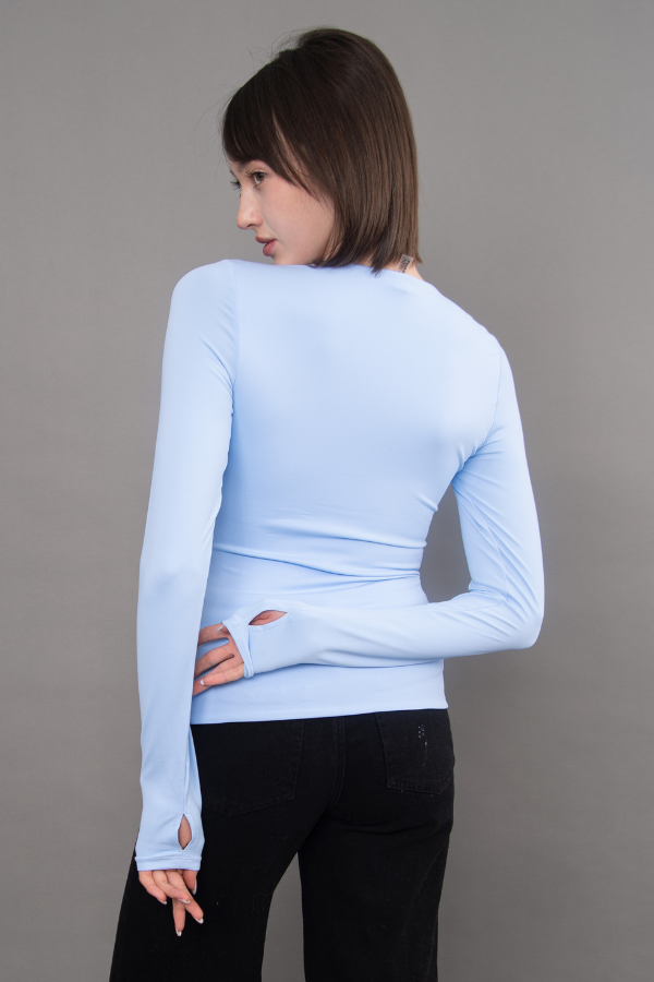 Hira Second Skin Long Sleeve | Blue Breeze