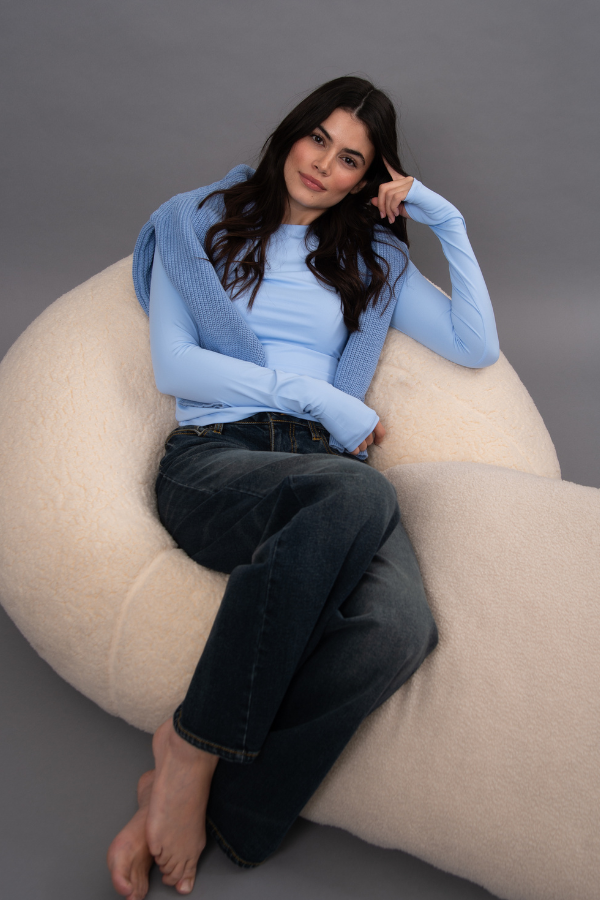 Hira Second Skin Long Sleeve | Blue Breeze