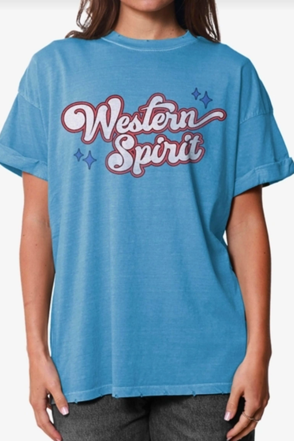Western Spirit Boyfriend Tee