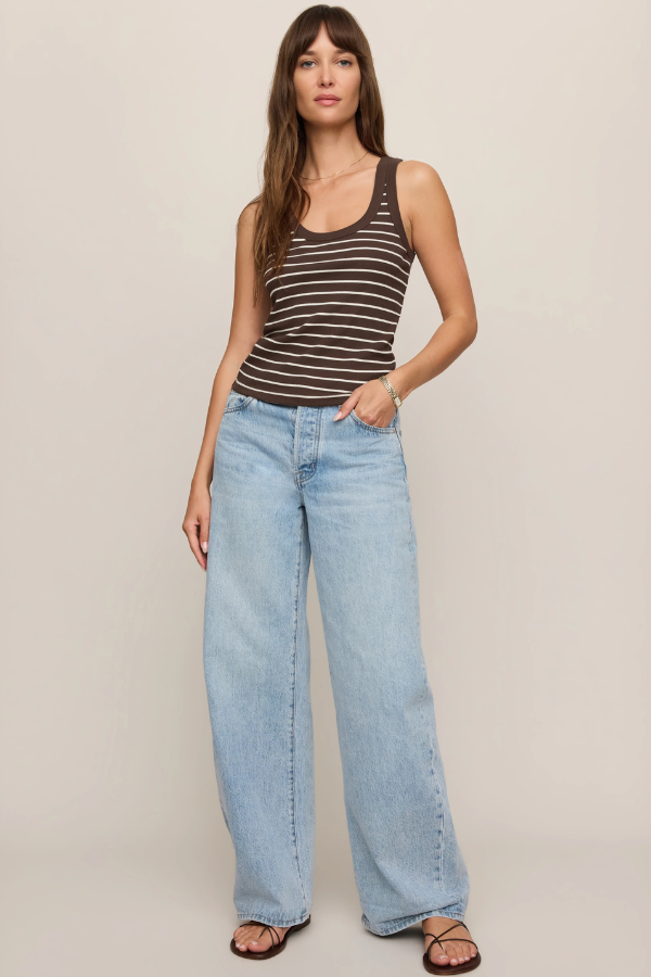 Rowe Striped Scoop Tank