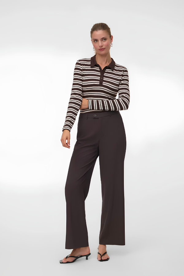 Texas Straight Leg Trouser | Chocolate Torte
