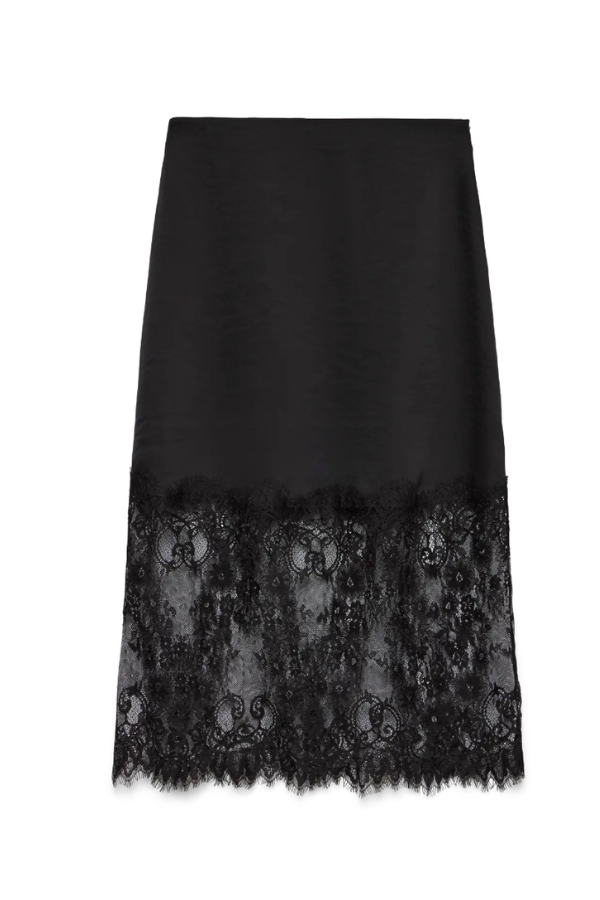 Mollie Lace High Waisted Skirt