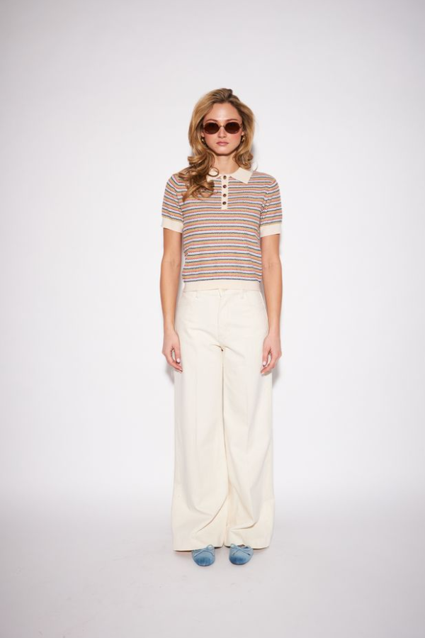 Roland Stripe Knit Tee