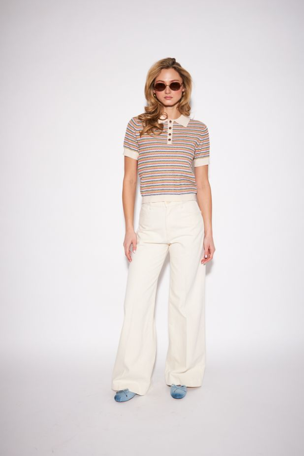 Roland Stripe Knit Tee