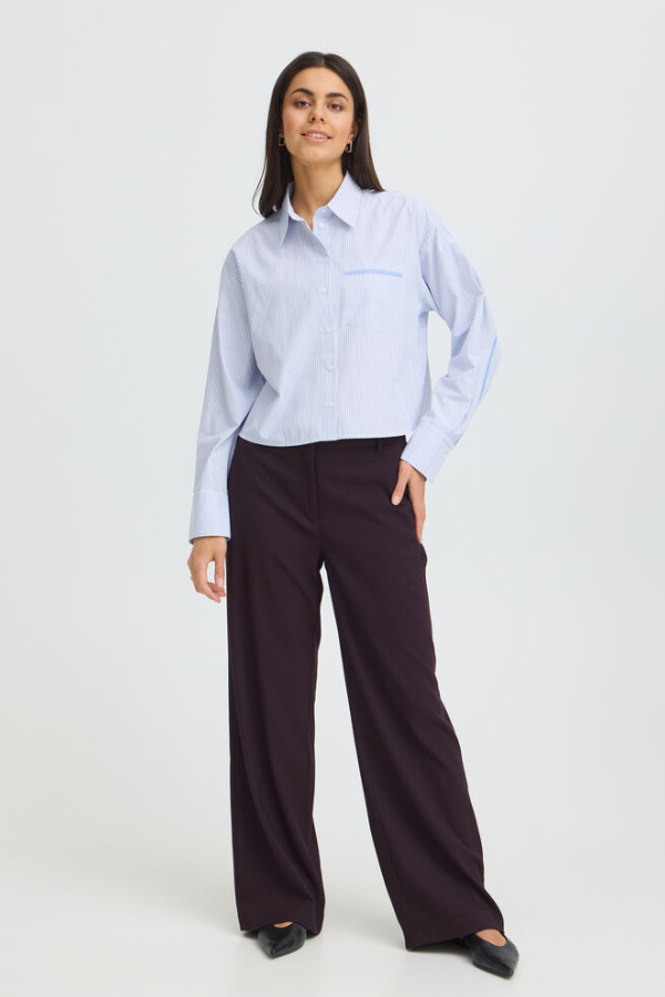 Lea Wide Leg Trouser | Port  Royale
