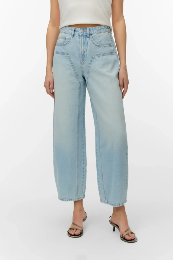Zelda High Rise Barrel Jean