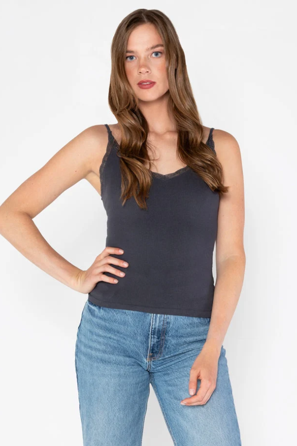Bamboo Lace Tank | Lead