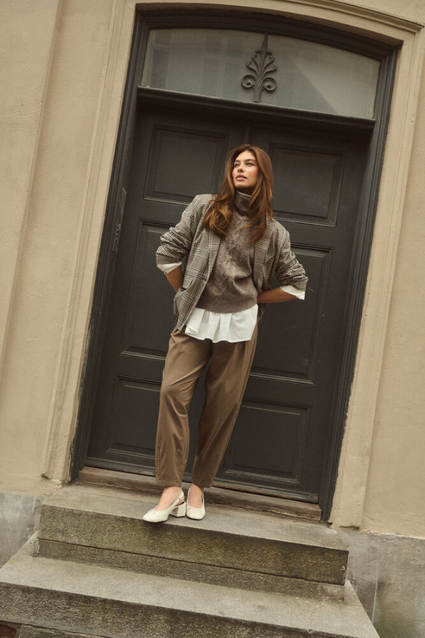 Monia Sleeveless Wool Pullover Knit