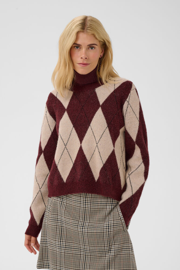 Argyle Pullover