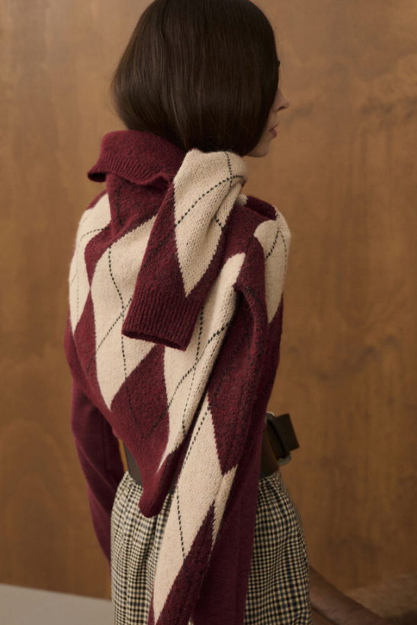 Argyle Pullover