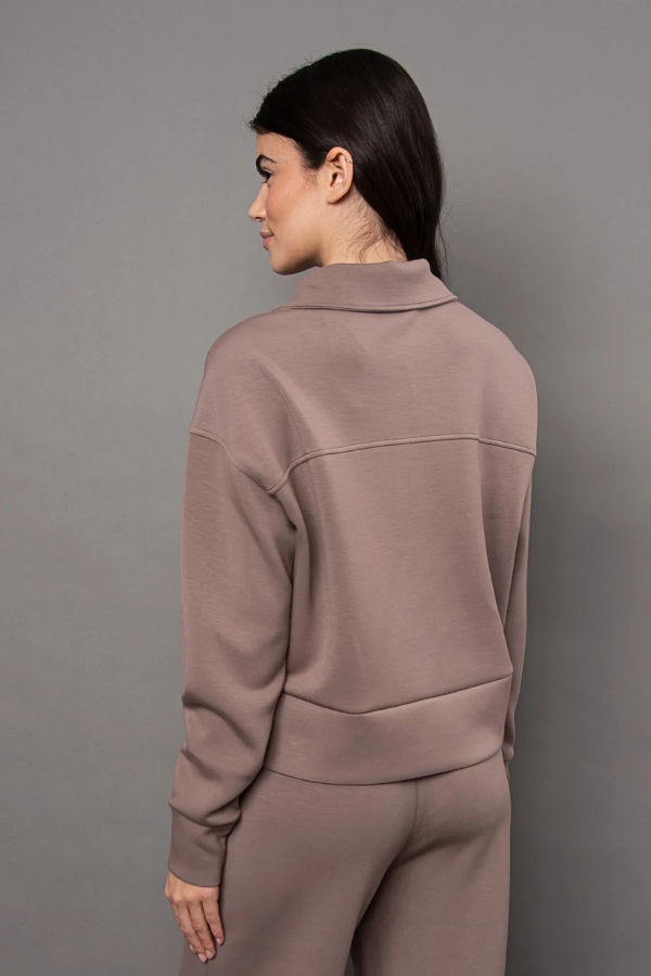Mayura Scuba Half Zip Pullover | Moon Rock