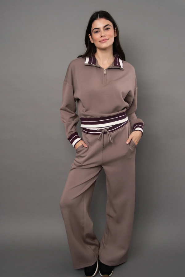Erika Athletic Scuba Wide Leg Pant