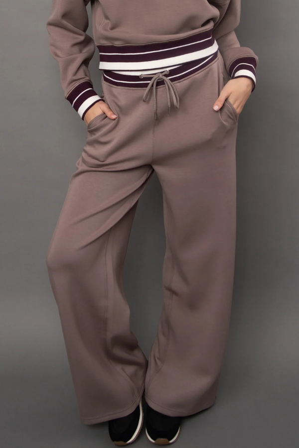 Erika Athletic Scuba Wide Leg Pant