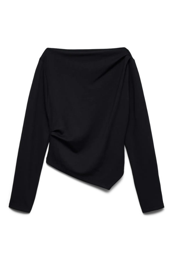 Millie Scuba Boatneck Long Sleeve